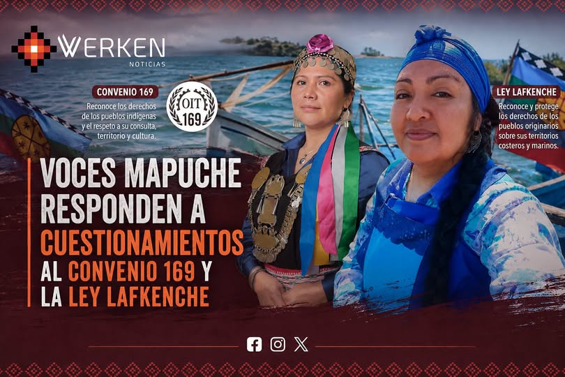 Natividad Llanquileo Pilquiman y machi Marta Antileo